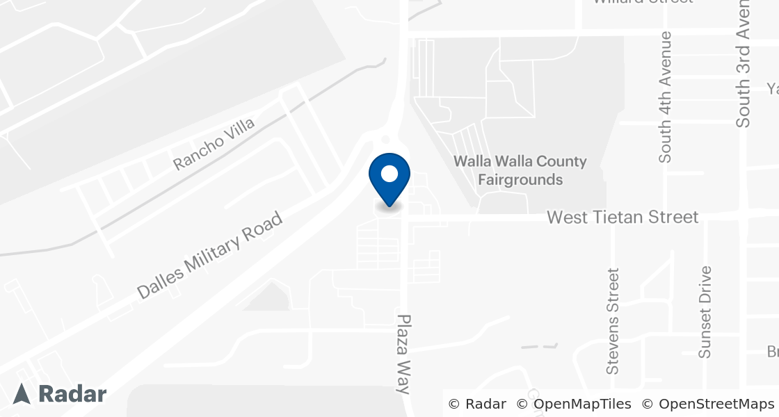 Map of Dairy Queen Location:: 1474 Plaza Way, Walla Walla, WA, 99362-4352